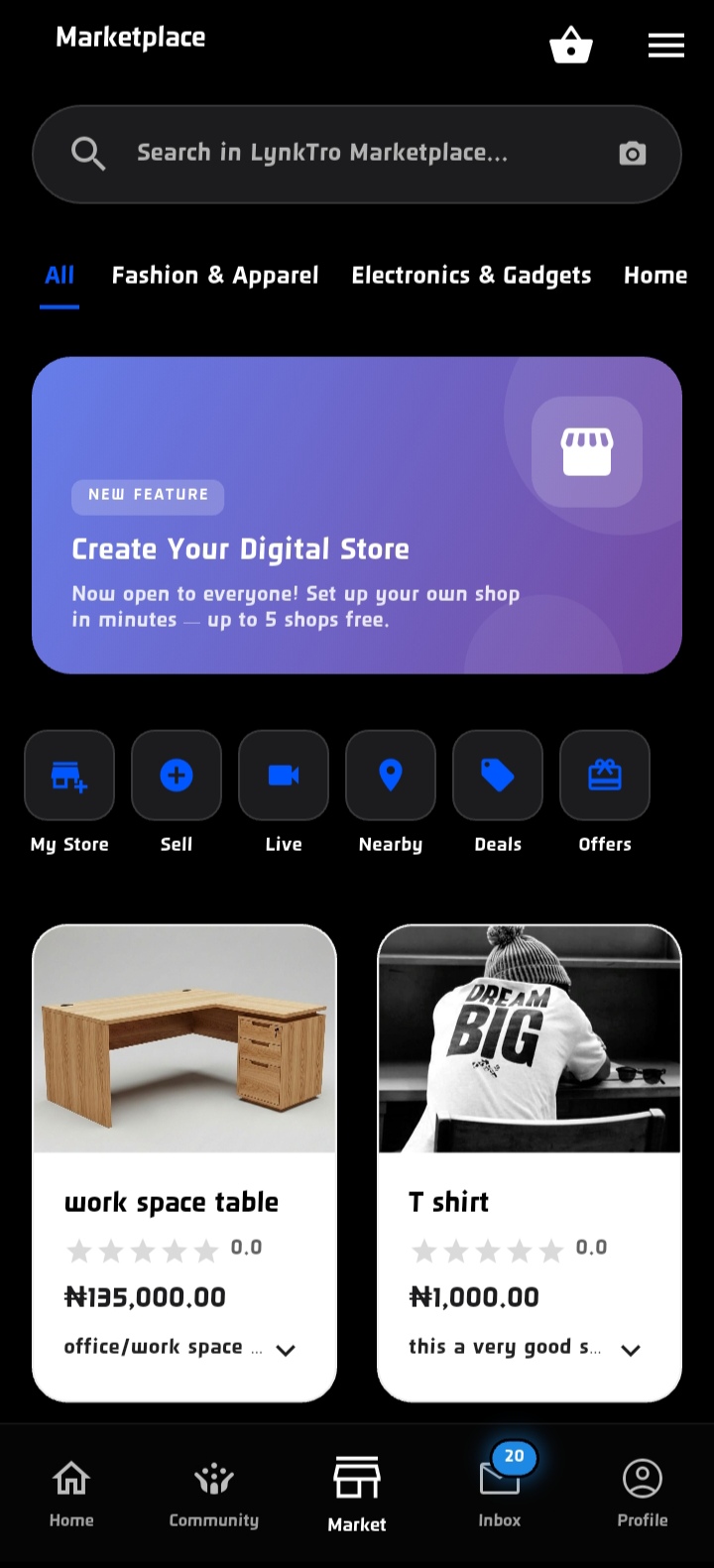 LynkTro commerce interaction preview